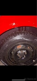 Predám plechové disky s pneumatikami – 185/60 R14