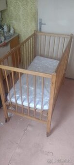 Retro detská postieľka