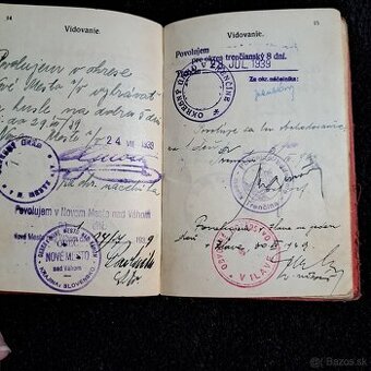 Podomná-jarmočná knižka 1939 Slovenský štát