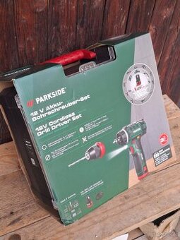 Parkside aku 12v skrutkovač, utahovačka pbsa e4