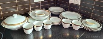 Porcelánový servis Karlovarský porcelán – ručná práca 32 ks