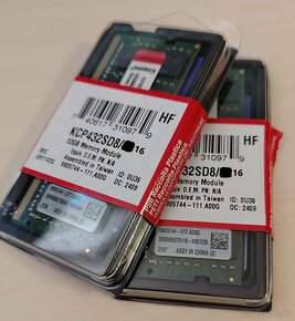 32GB - Set 2x Kingston SO-DIMM 16GB DDR4 3200MHz