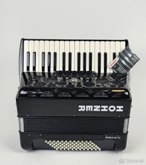 Nový akordeón Hohner AMICA III,  72bas, 3 hlas + záruka
