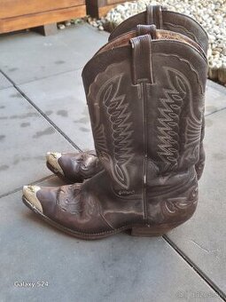 Predám kovbojské koženné pánske čižmy značky SANCHO BOOTS