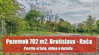 Pozemok 702 m2 v atraktívnej lokalite nad Račou
