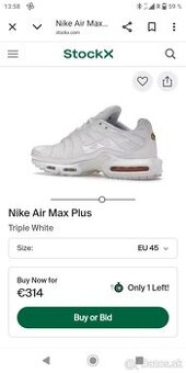 Nike Air Max Plus / Triple White
