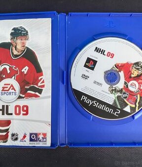 Playstation 2 + NHL 09, FIFA 08 + 2 ovládače