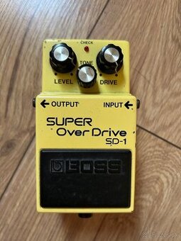 REZERVOVANÉ Boss SD-1 made in Japan s originál krabičkou