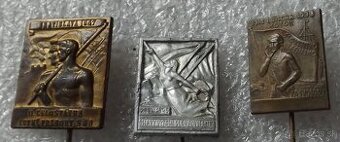 vojenské odznaky - armáda, partizáni