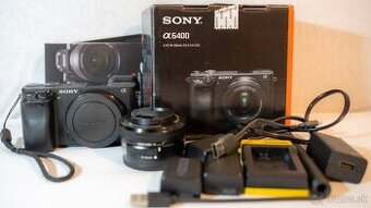 Predam Sony A6400 + kit 16–50 mm f/3.5–5.6 objektív - 1