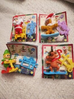 Kinder vianočné figúrky