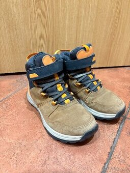 Detske zimne topanky Decathlon c.32 s membranou, koza