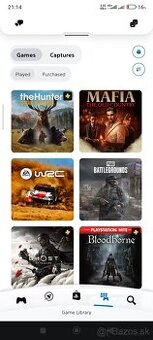 Predám hry na PS5 +ročné predplatné PS store