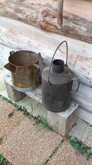 Starožitné nádoby na olej