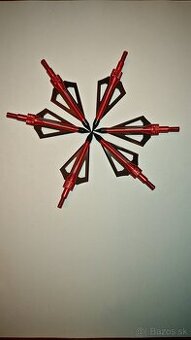 Lovecké hroty 3-žiletkové 100grain