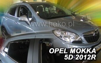 Deflektory - protiprievanové plexi Opel Mokka 5D 2012 - 2019