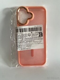 Kryt na Iphone 17 ruzovo-zlaty