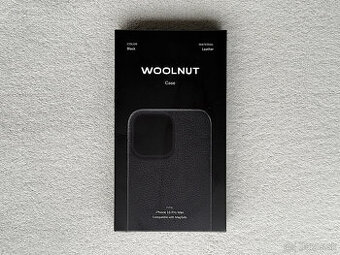 iPhone 16 Pro Max čierny kožený kryt