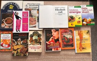 12 kníh o zdraví, varení chudnutí a kuchárske knihy