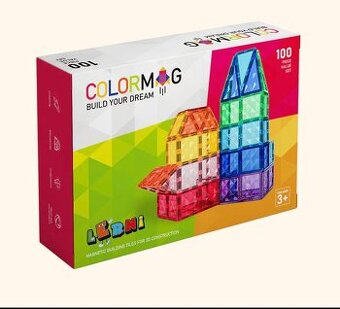Magnetická stavebnica 100 kusov nová colormag packeta v cene