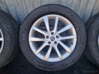 5x112 R18 Škoda Elbrus Kodiaq 235/55 R18 Letne Nepoužite