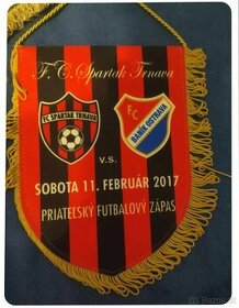 Vlajočky vlajky Spartak Trnava v Baník Ostrava
