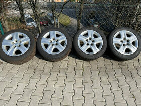 Originál alu disky Opel 5x120R17+zimné pneu 225/50R17