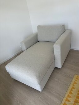 Ikea Vimle ležadlo bledo siva - osobny odber