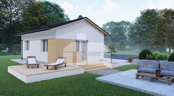 Predám záhradu s projektom na zahradný dom - chatu do 50m2