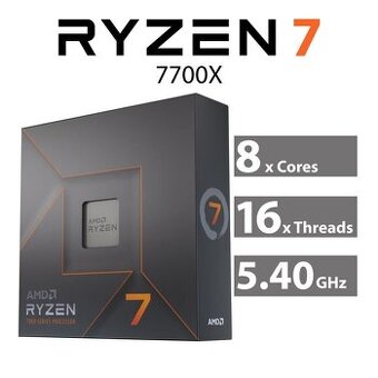 AMD Ryzen 7 7700X – 8 jadier / 16 vlákien