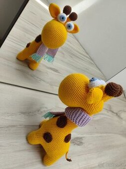 Handmade háčkovaná žirafka 🦒
