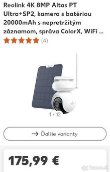 Solarna wifikamera Reolink