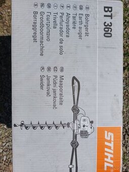 Profi zemný vrták Stihl BT 360