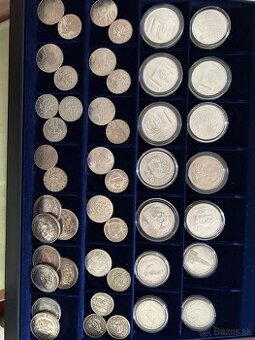 10€ strieborné mince Bk Sládkovič Hell Timrava Listiny
