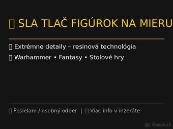 SLA tlač v Banskej Bystrici