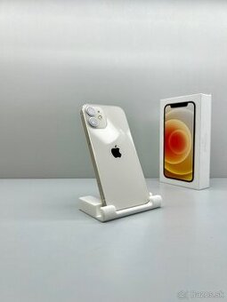 iPhone 12 MINI WHITE TOP STAV NOVÁ BATÉRIA 100%