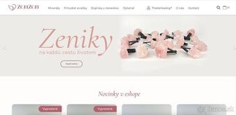 Ponúkam na predaj hotový e-shop s custom robeným webom