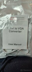 HDMI >VGA converter