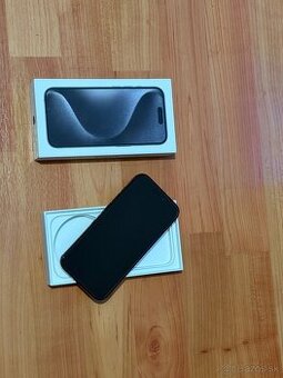 Predám Apple IPhone 15 PRO 256GB Black Stav Nového Telefónu