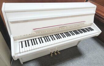 Pianino - klavir zn. Schimmel, model 100, biely