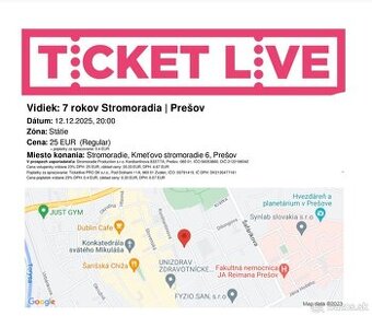 Vidiek koncert Prešov stromoradie
