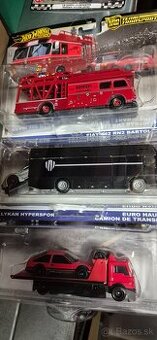 Hot wheels team transport,  Ferrari,  Toyota,  Lykan Supersp