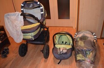 Kočík 3-trojkombinácia - nafukovacie kolesá