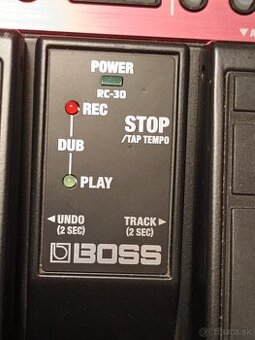 Looper Twin pedal stereo Boss RC-30