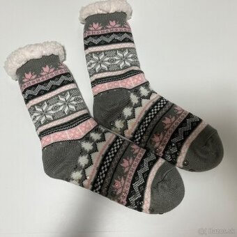 Zateplené ponožky/ papuče