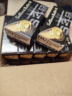 Sellier bellot 124gr. fmj 9x19 9mm luger