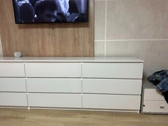 Predám novú zabalenú bielu komodu