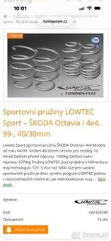 Športové priziny Lowtec Octavia 1 4x4