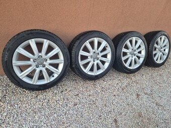 Predám originálne kolesa Audi 5x112 r17 +pneumatiky