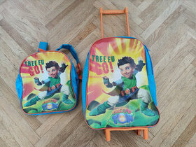 Detská cestovná taška na kolieskach + rupsačik - 1